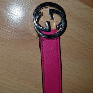 Authentic gucci girls belt